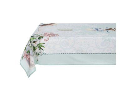 OBRUS CORELLI BLUE 150*300 BLANC MARICLO (A34448)