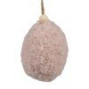 65355 easter pendant egg 7 cm pink fabric decorative pendant (1)